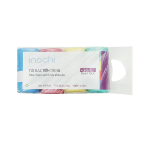 Lô 4 túi rác tiện dụng màu Inochi 10L