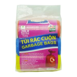 Túi rác 3 cuộn So Clean Xanh 53cm * 63cm